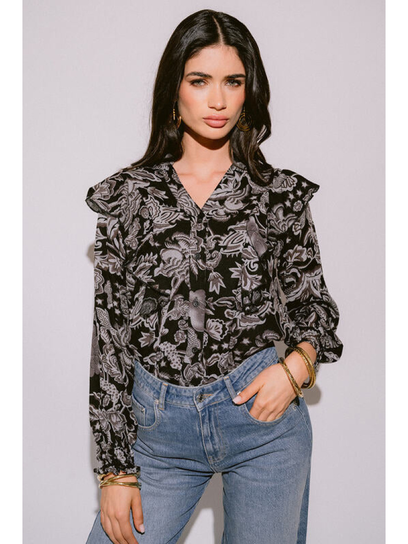 Blusa Verona b&w
